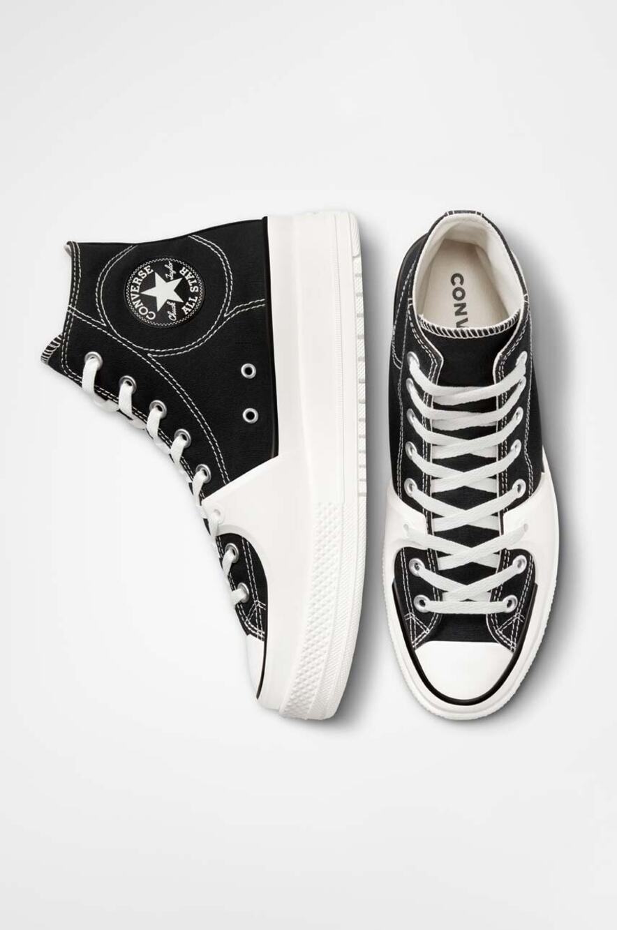 CONVERSE MEN'S 11 CHUCK TAYLOR ALL STAR CRUISE HI SNEAKER BLACK WHITE A04689C